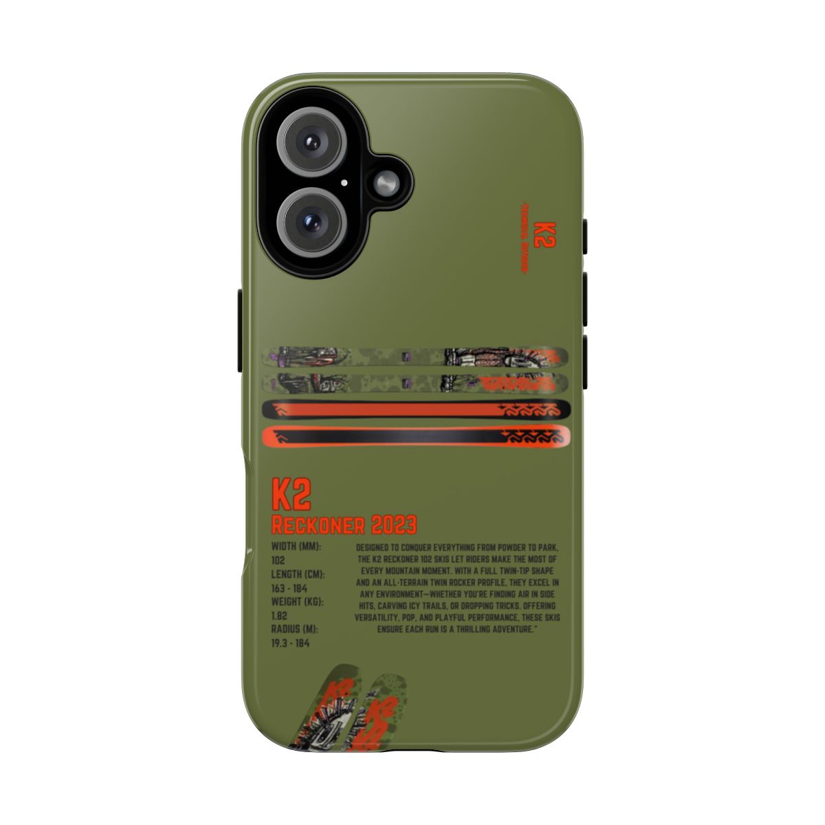 K2 Reckoner 2324 Custom Rq Phone Case