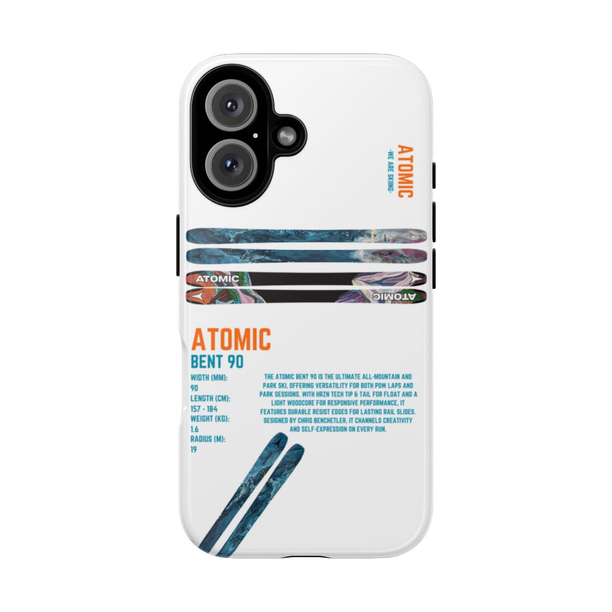 Atomic Bent 90 Phone Case