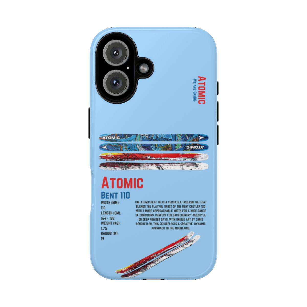Atomic Bent 110 Phone Case