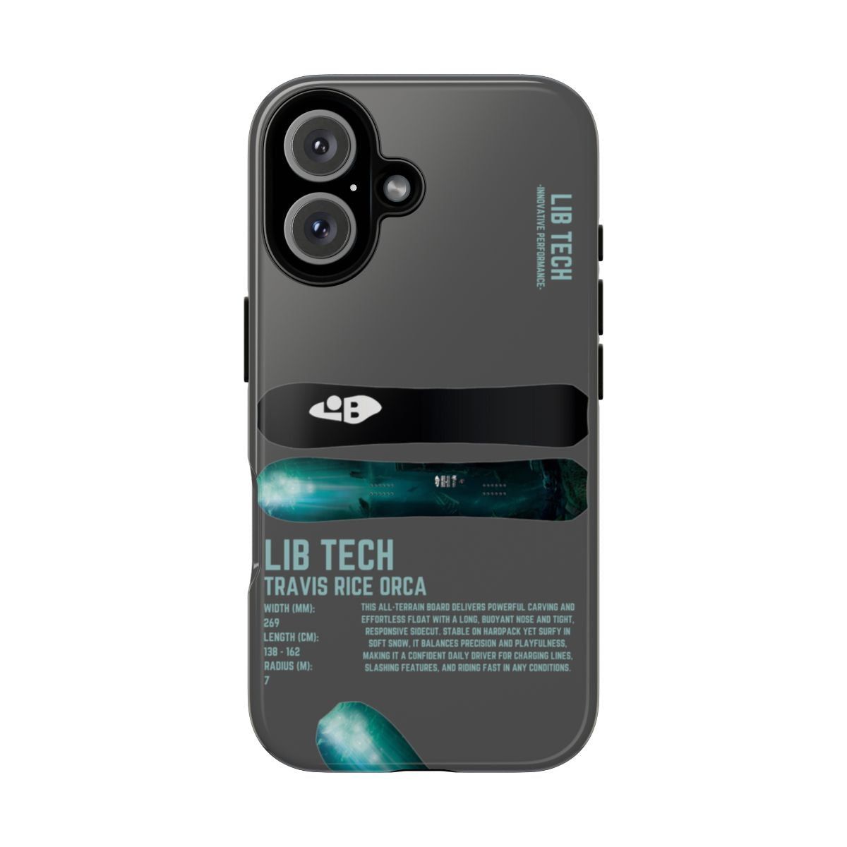 Lib Tech Travis Rice Orca Phone Case