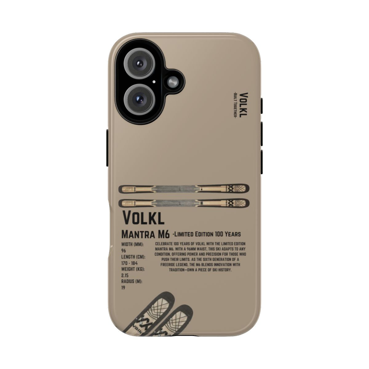 Volkl Mantra M6 -Limited Edition 100 Years Phone Case
