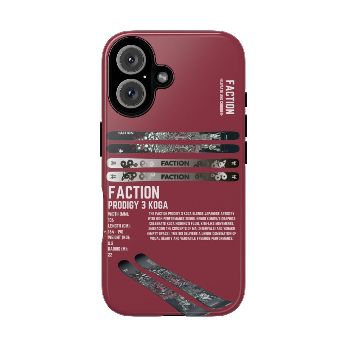 Faction Prodigy 3 Koga Phone Case