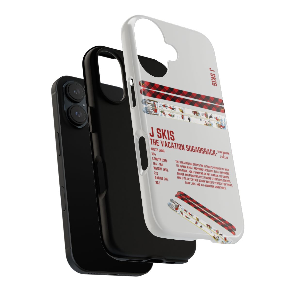 J Skis The Vacation Sugarshack Phone Case