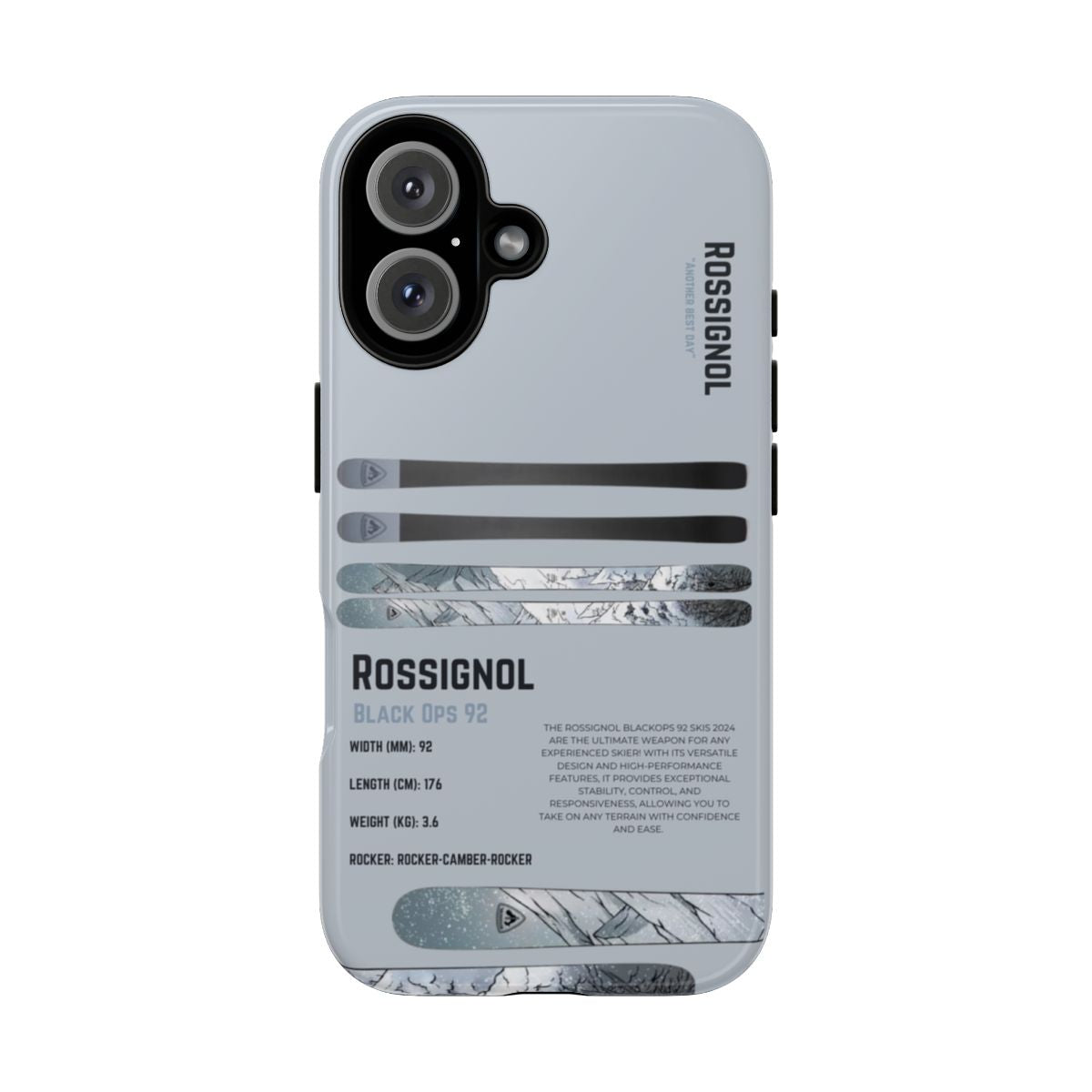Rossignol Black Ops 92 Phone Case