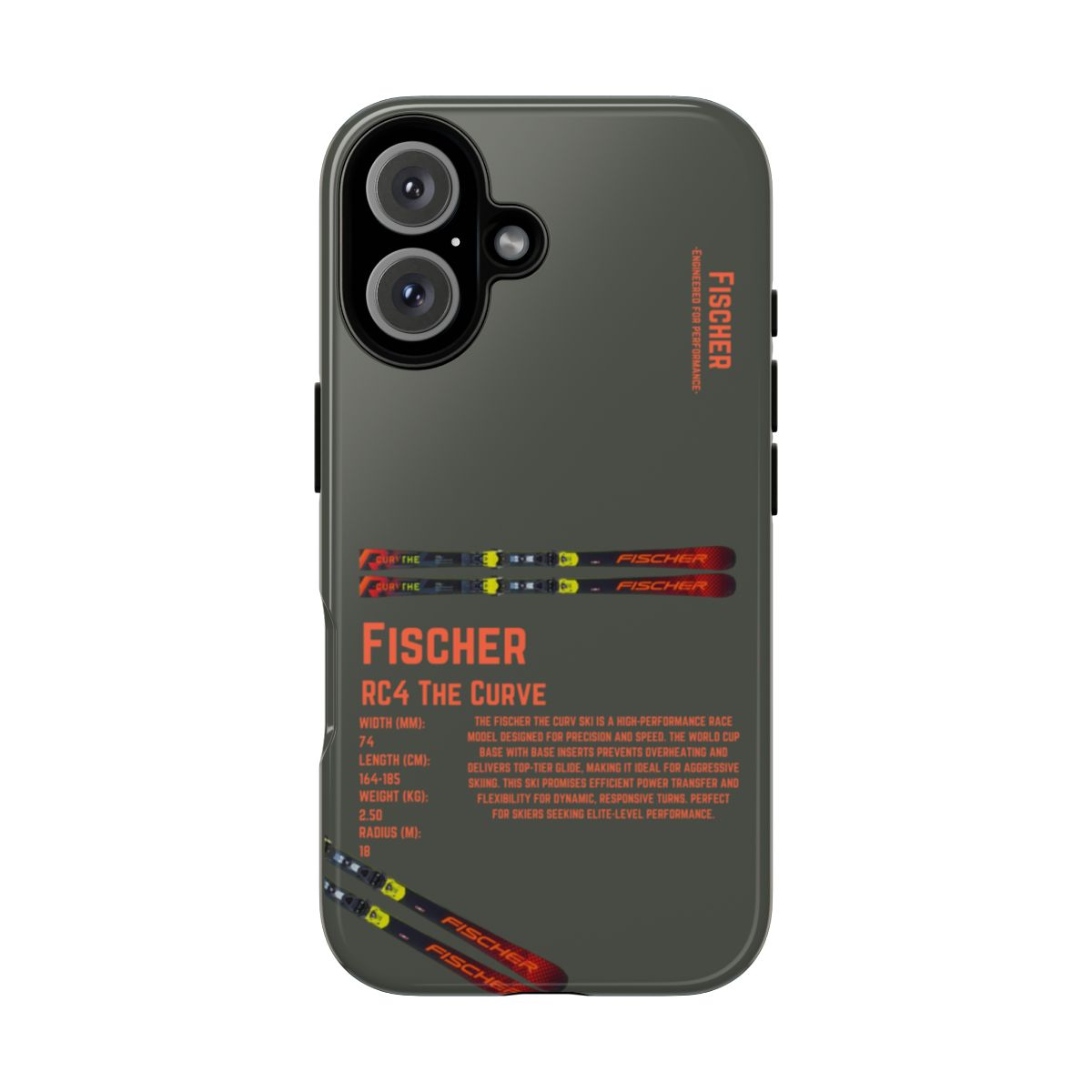 Fischer RC4 The Curve Phone Case