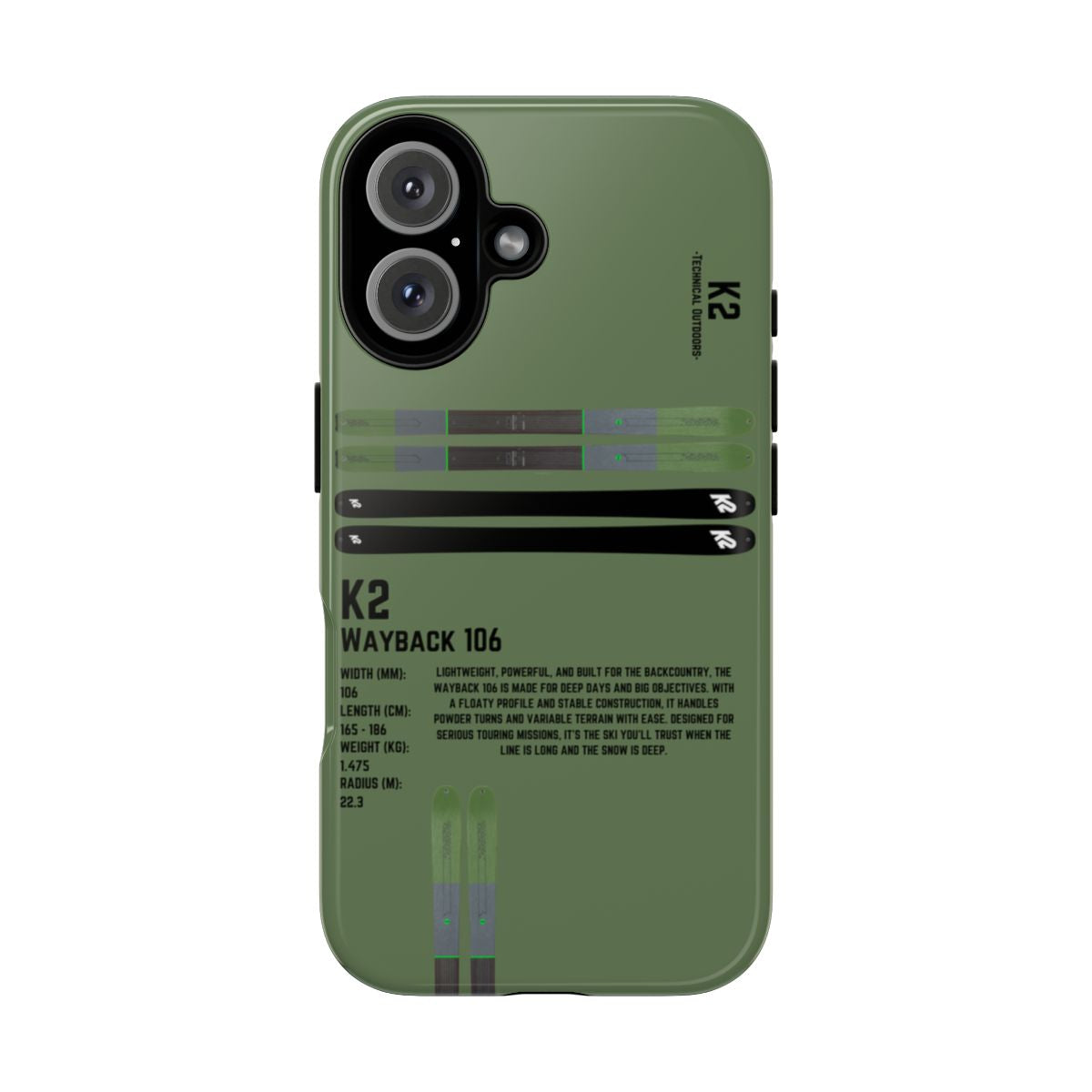 K2 Wayback 106 Phone Case