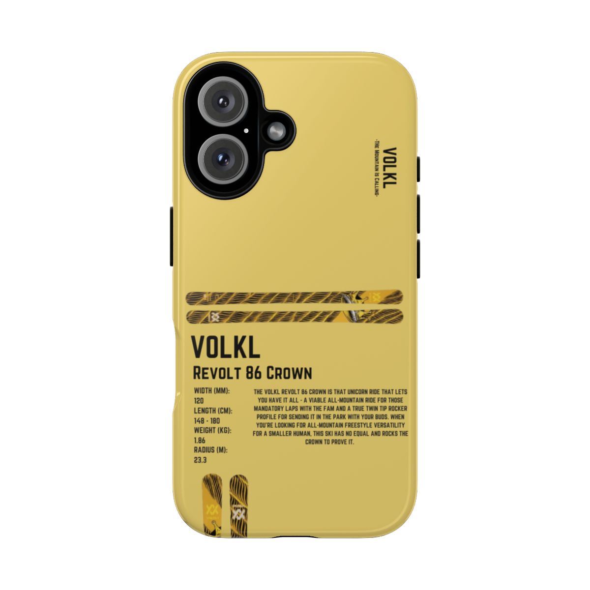 Volkl 86 Crown Phone Case