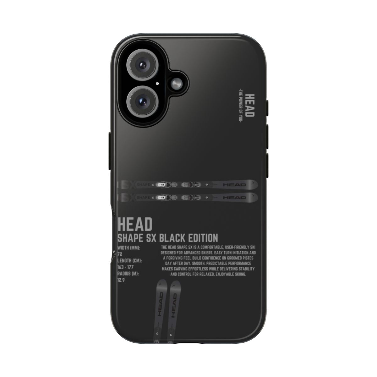 Head Shape SX Black Edition Phone Case