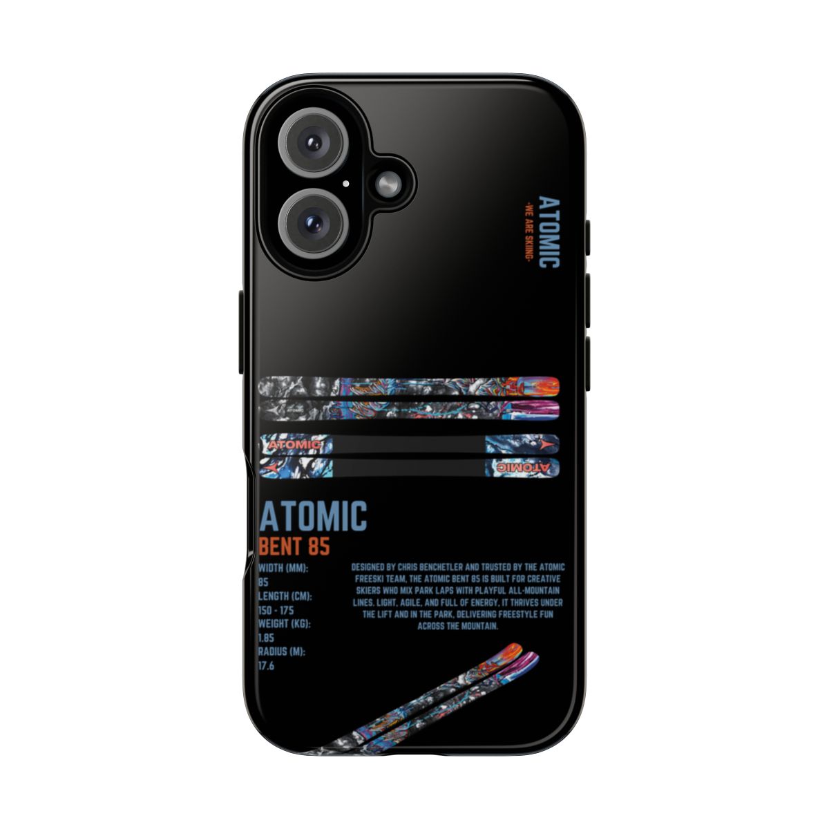 Atomic Bent 85 Phone Case