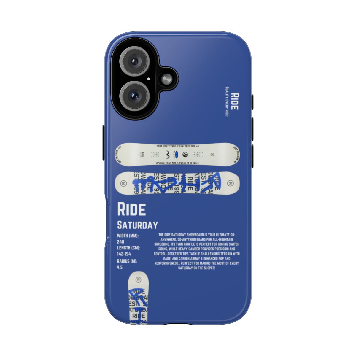 Ride Saturday Phone Case