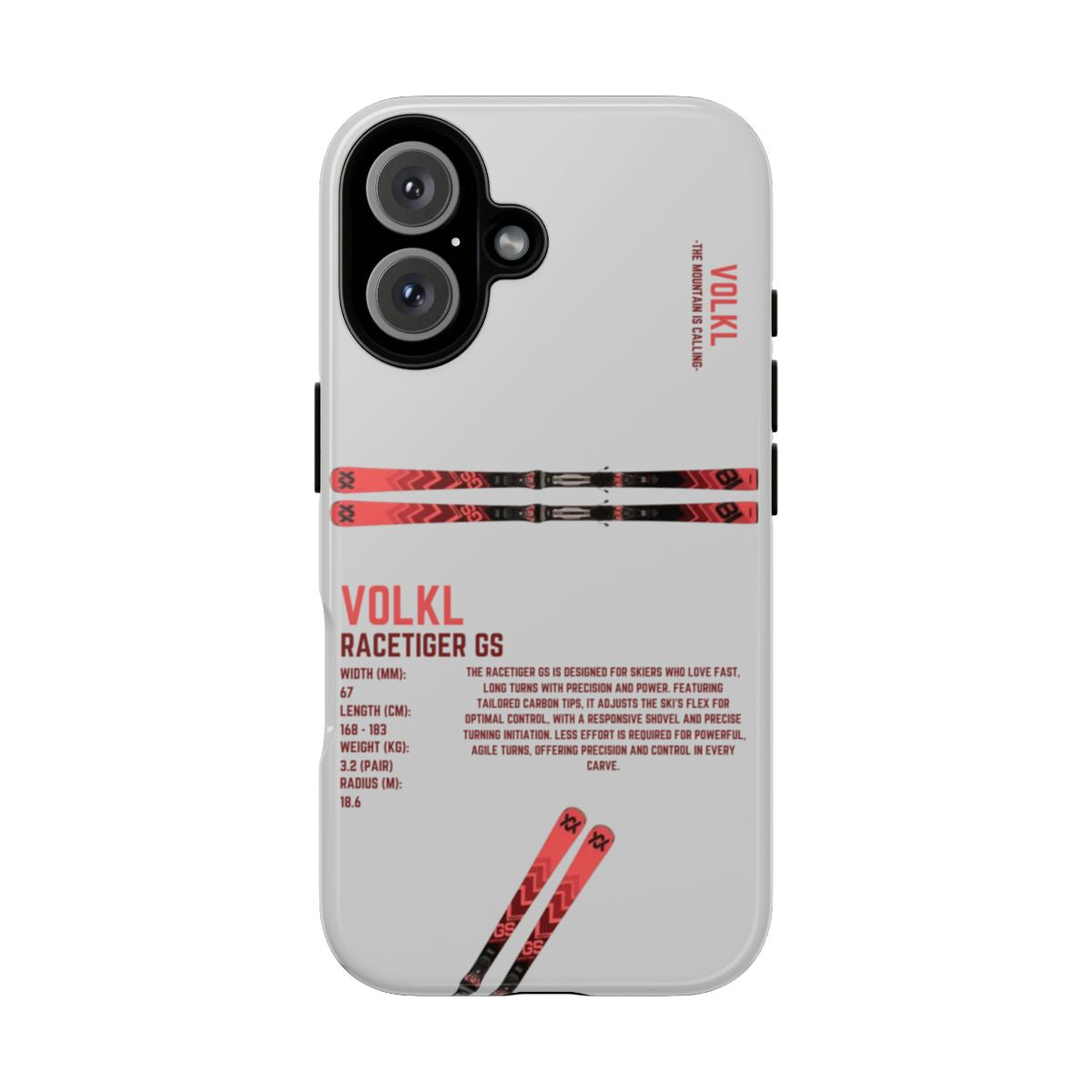 Volkl Racetiger GS Phone Case