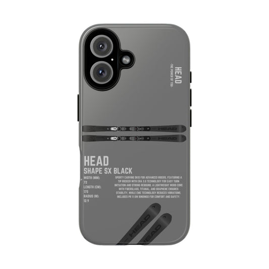 Head Shape SX Black Phone Case