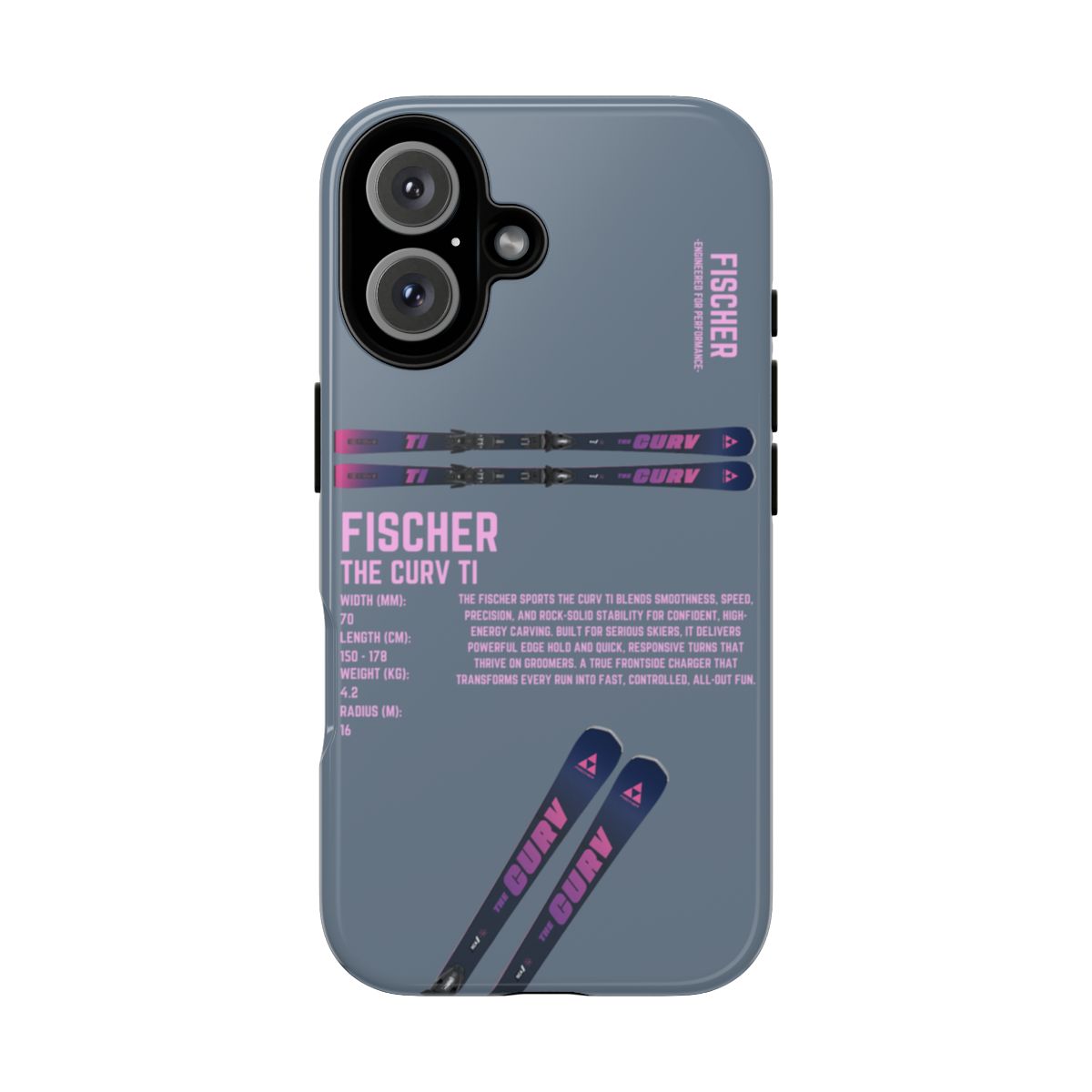 Fischer The Curv TI Phone Case