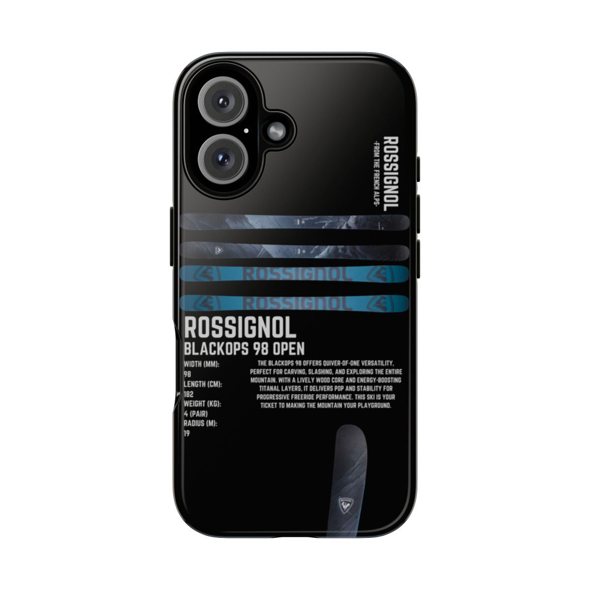 Rossignol Blackops 98 Open Phone Case