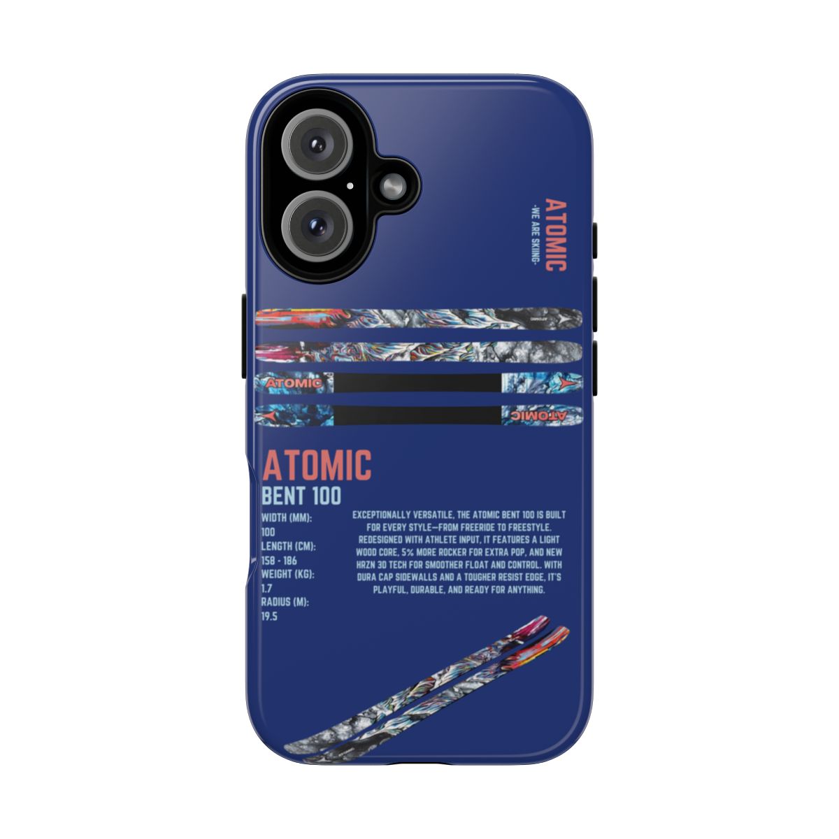 Atomic Bent 100 Phone Case