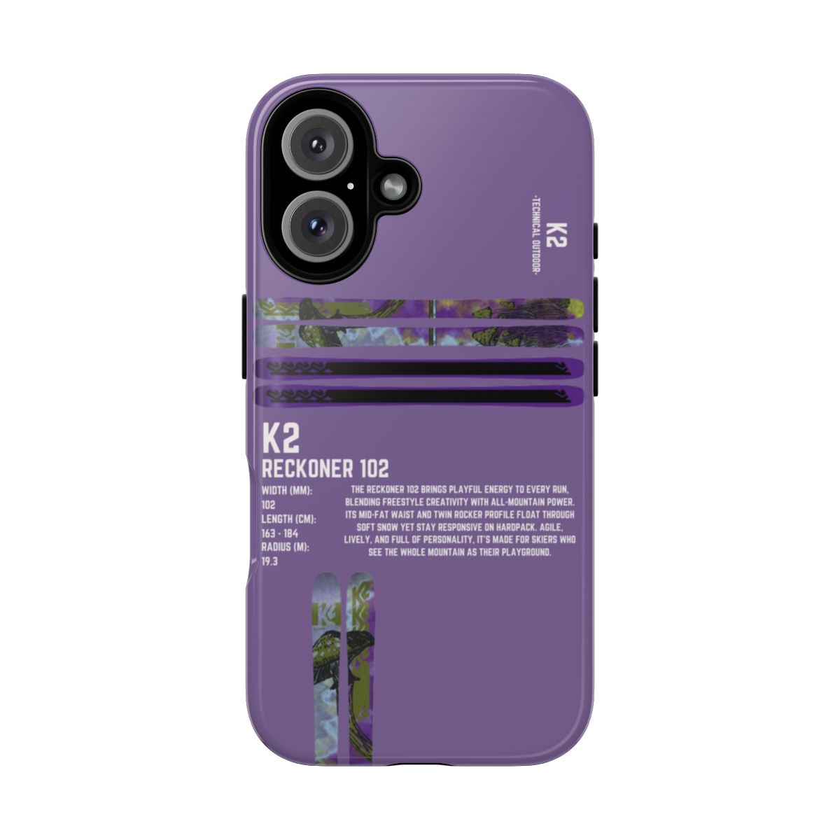 K2 Reckoner 102 Phone Case
