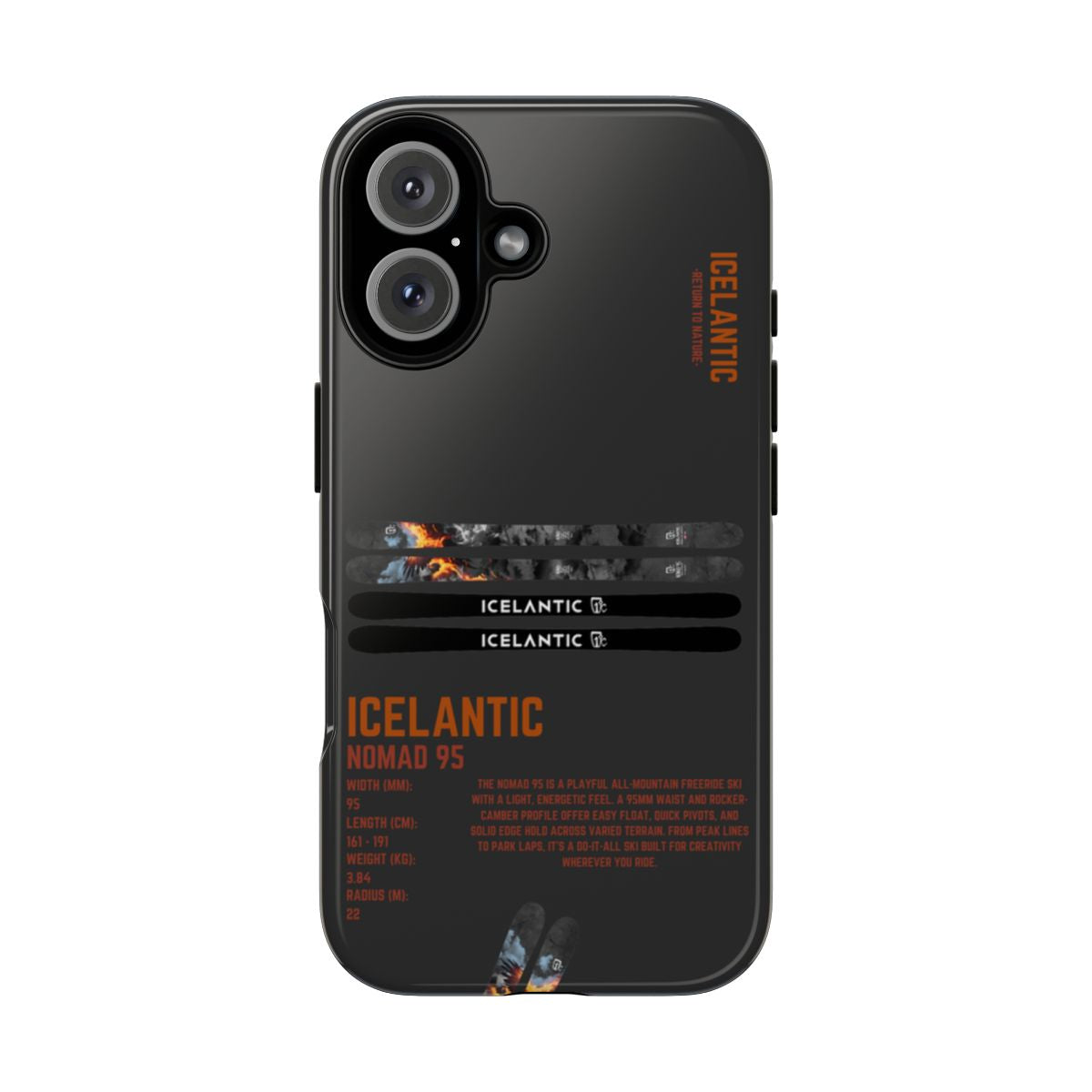 Icelantic Nomad 95 Phone Case