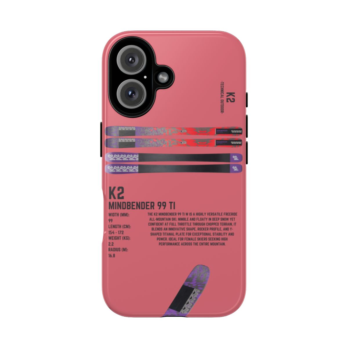 K2 Mindbender 99 TI Phone Case