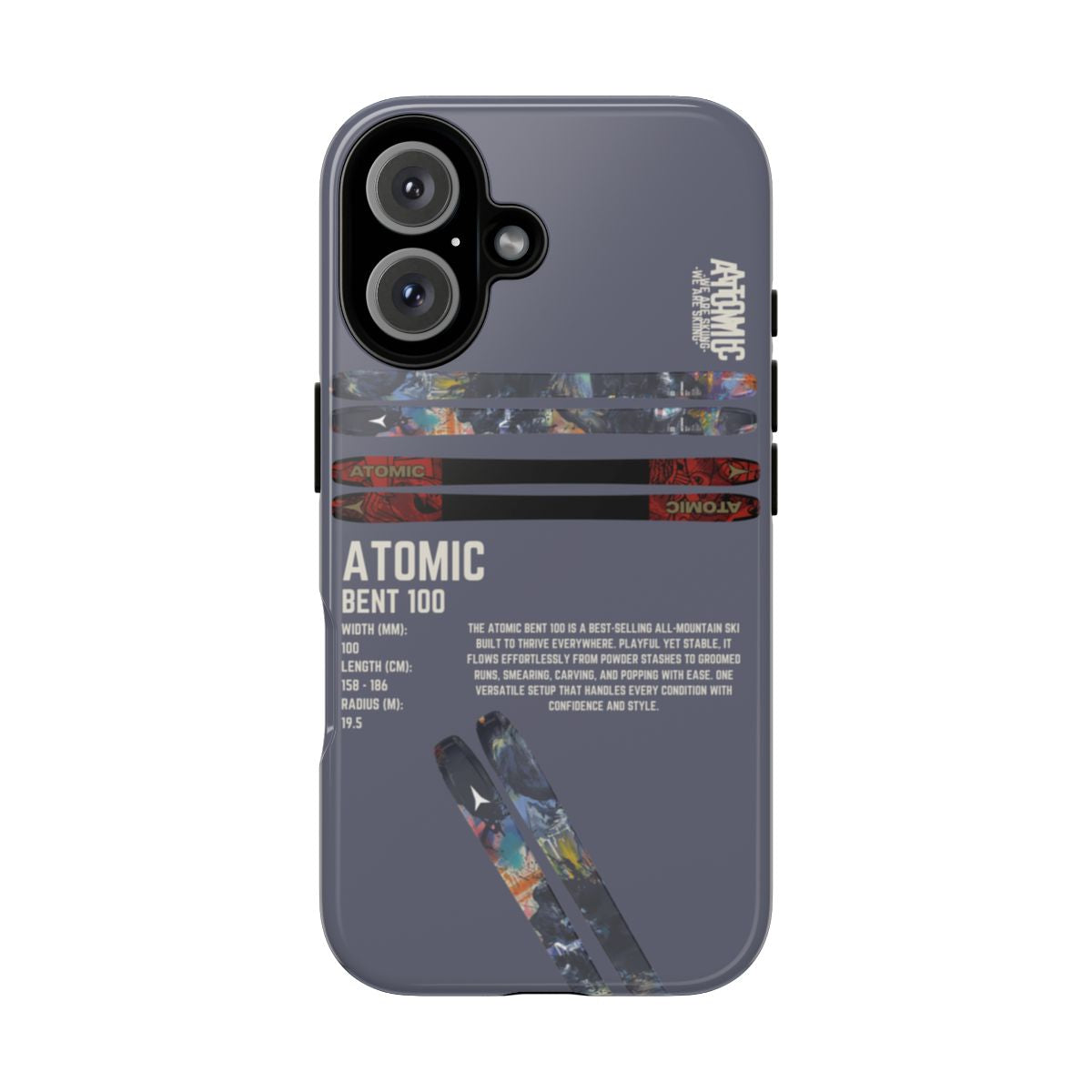 Atomic Bent 100 Phone Case