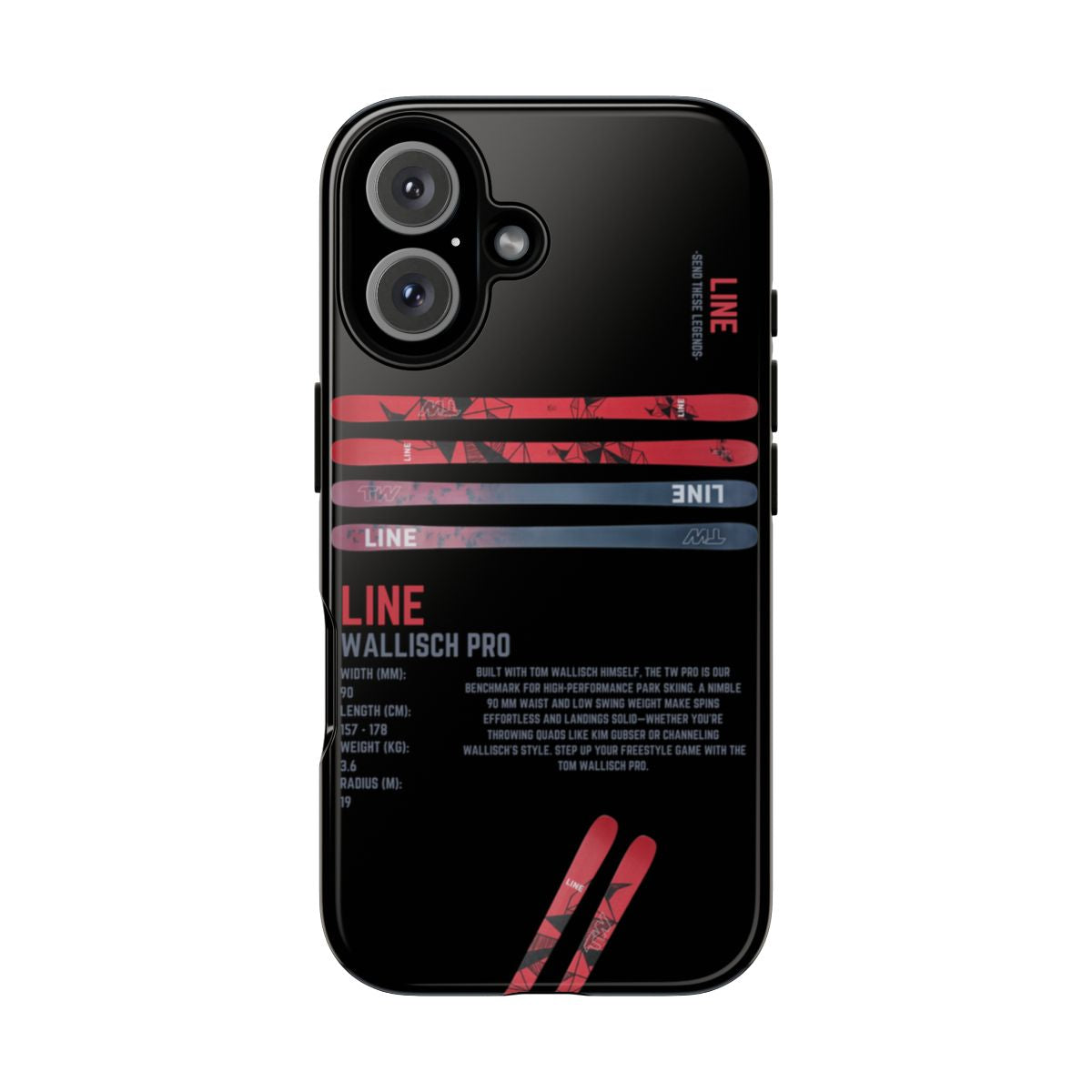 Line Wallisch Pro Phone Case