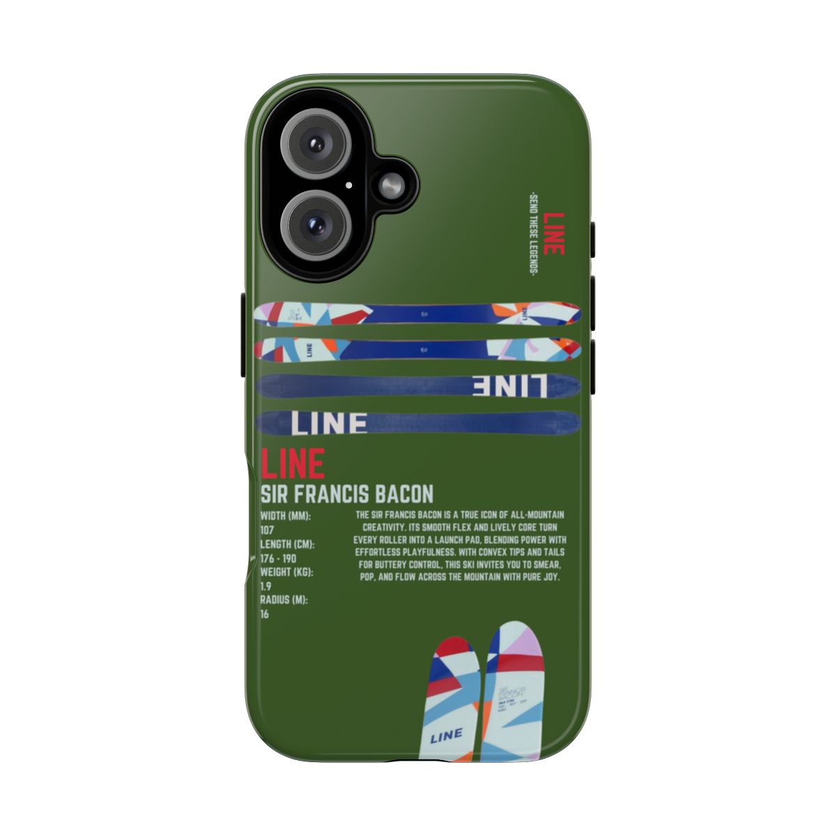 Line Sir Francis Bacon Phone Case