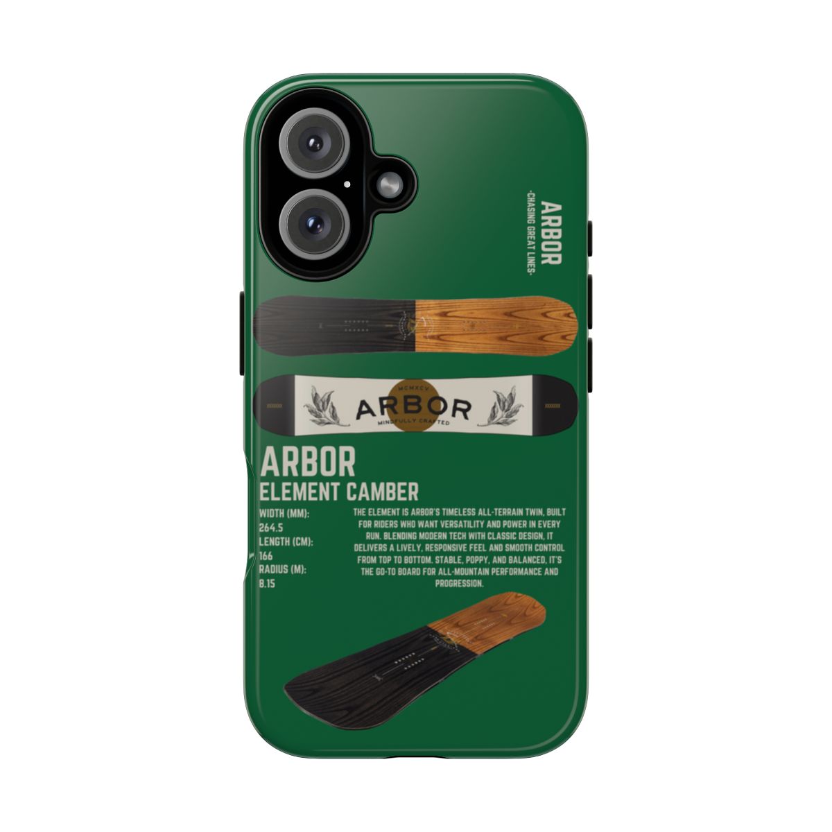 Arbor Element Camber Phone Case