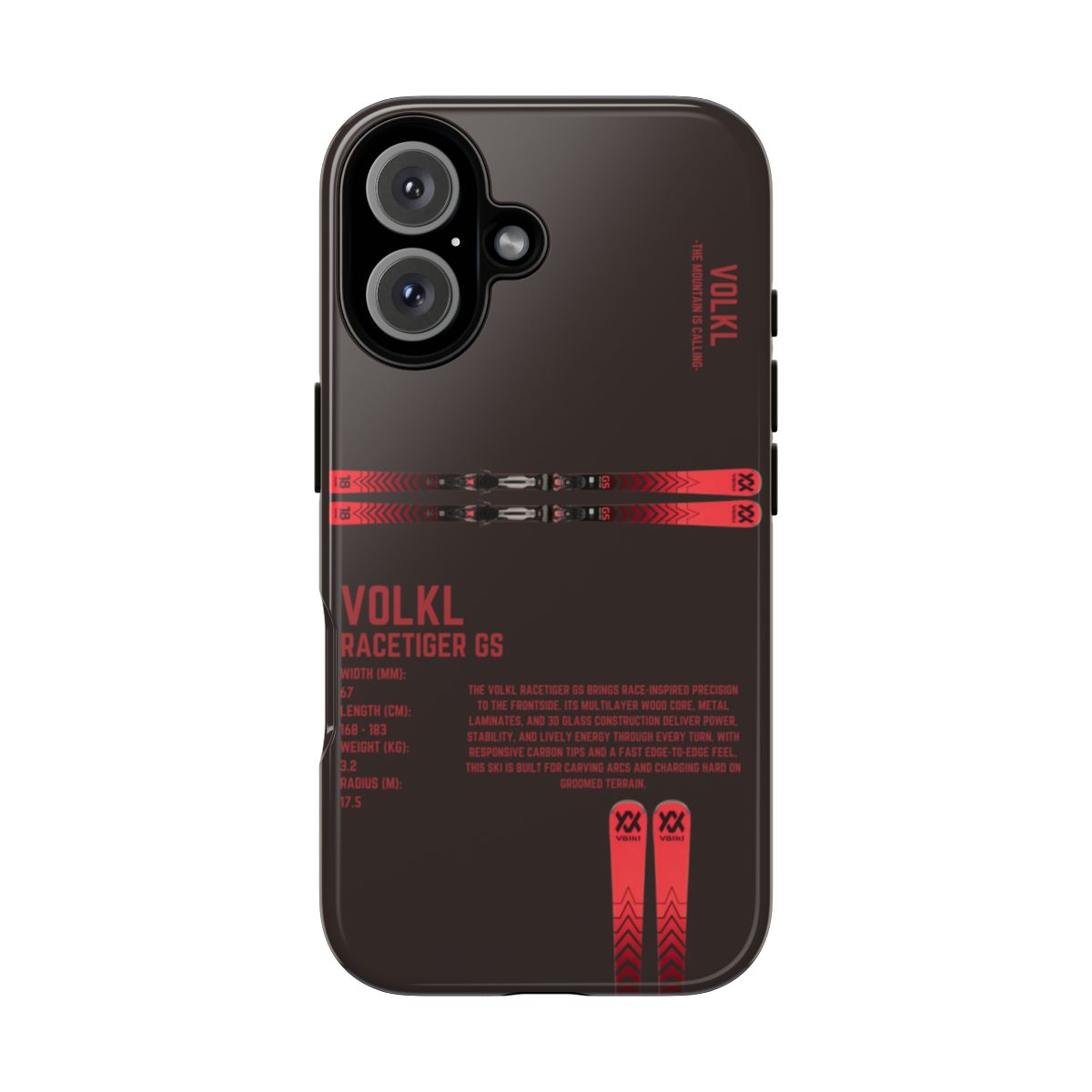 Volkl Racetiger GS Phone Case