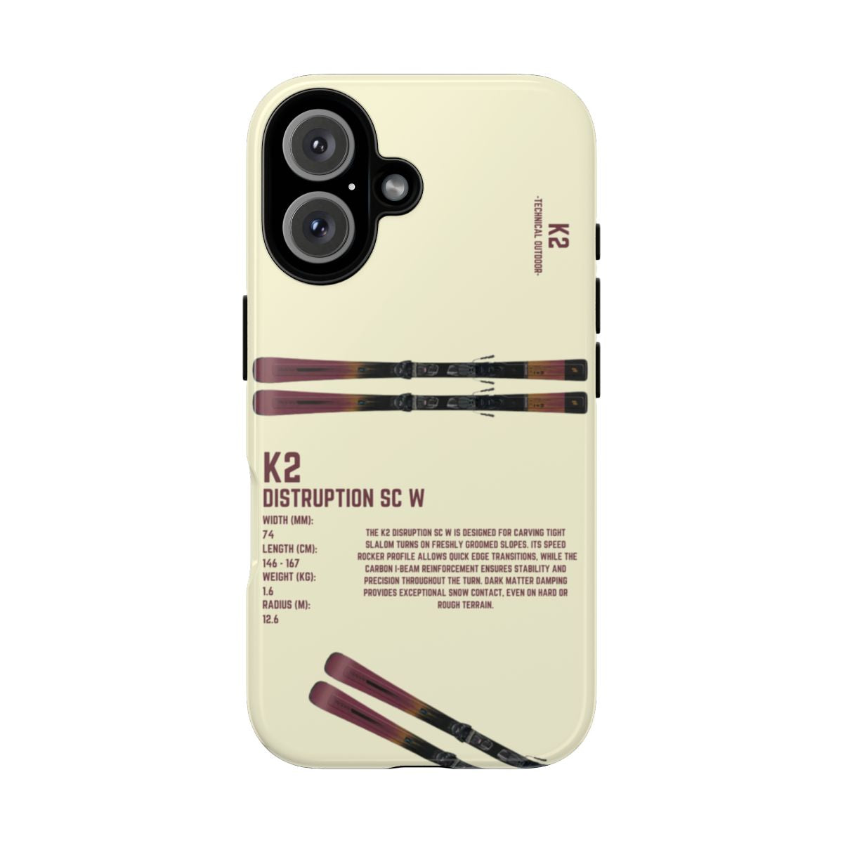 K2 Distruption SC W Phone Case