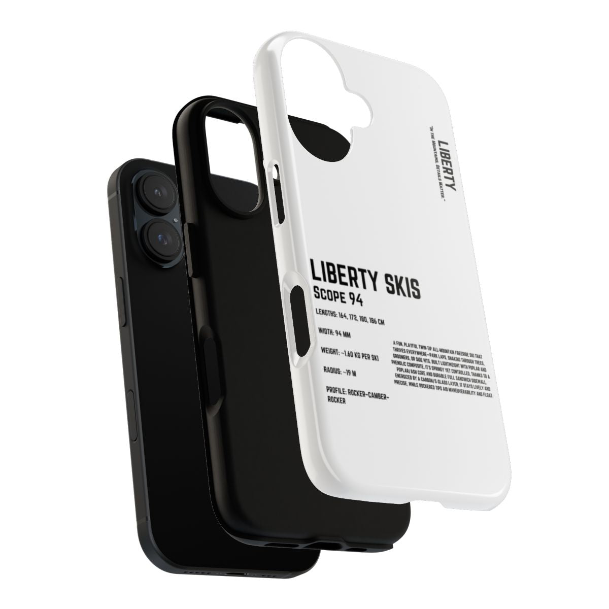 Liberty Skis Scope 94 Phone Case