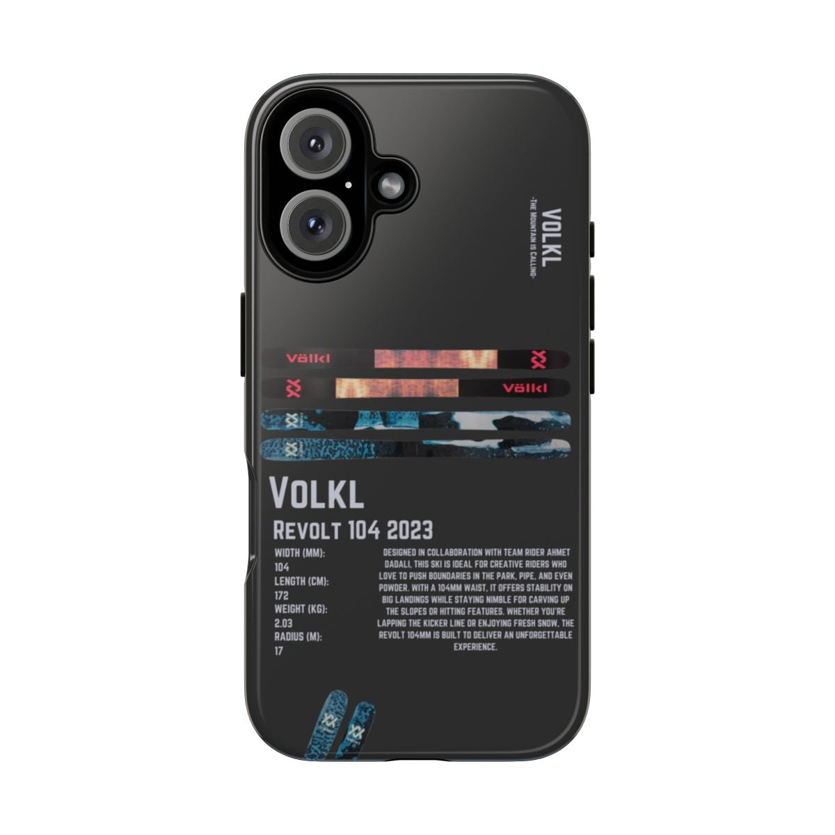 Volkl Revolt 104 Phone Case