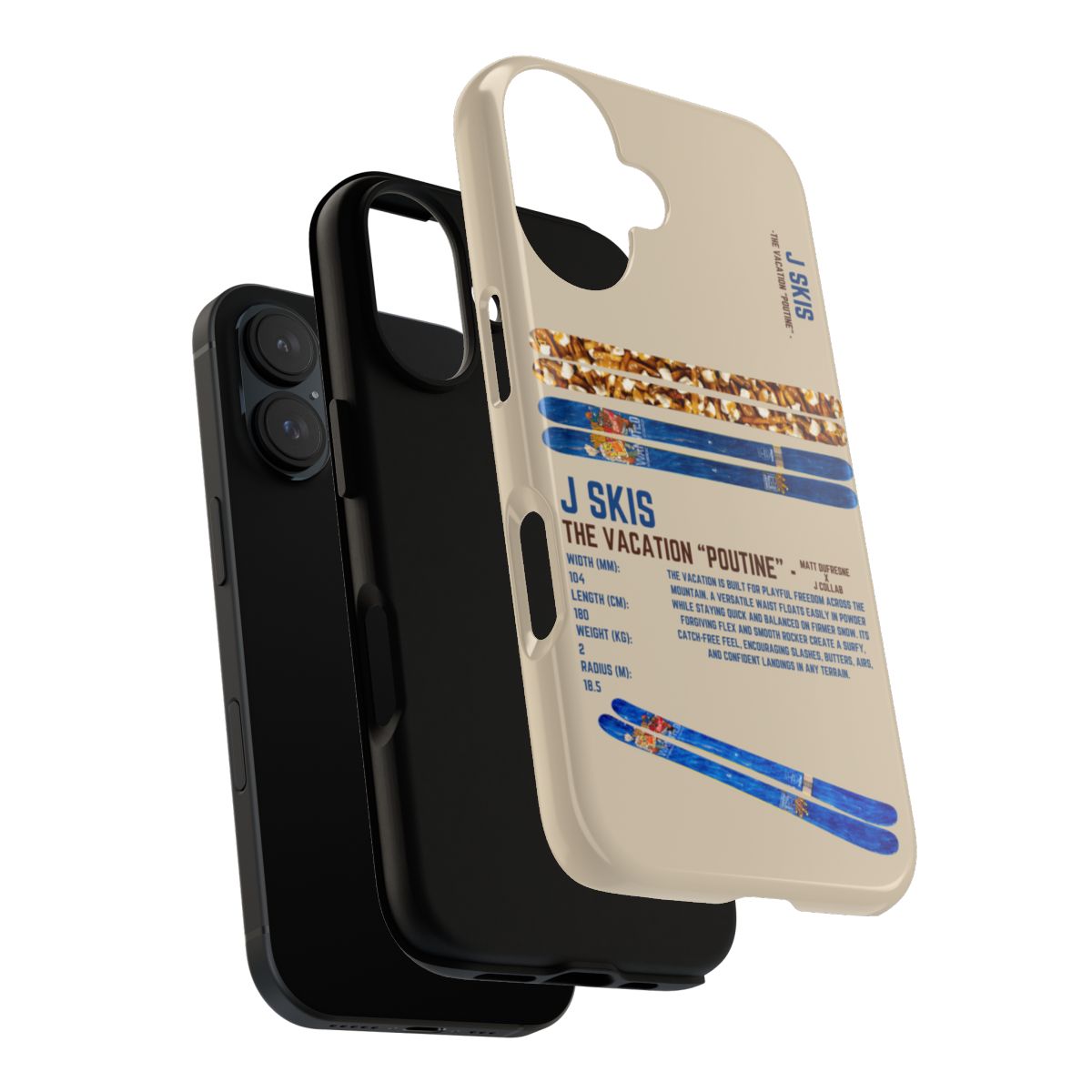 J Skis The Vacation Poutine Phone Case