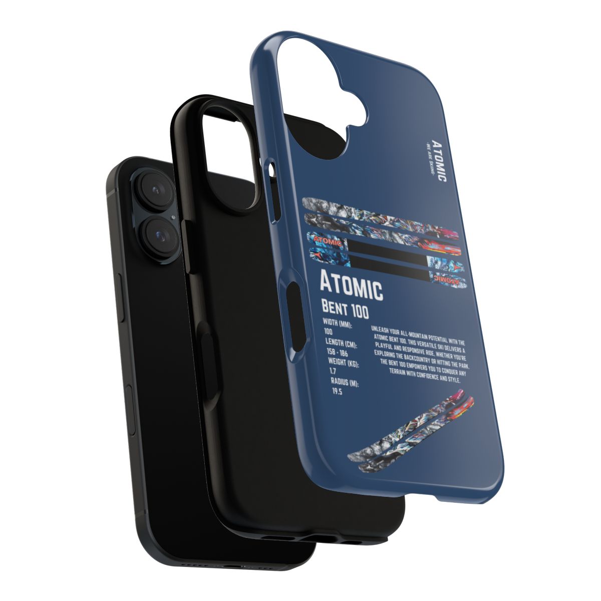 Atomic Bent 100 Phone Case