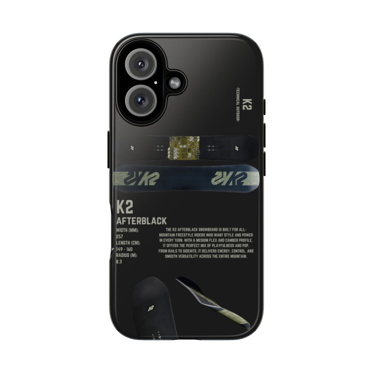 K2 Afterblack Phone Case