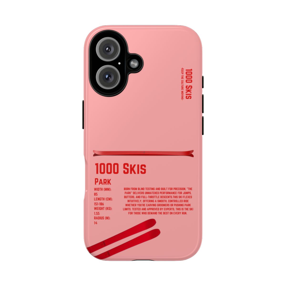 1000 Skis Park Phone Case