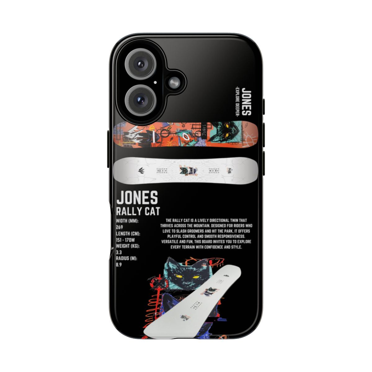 Jones Rally Cat Phone Case
