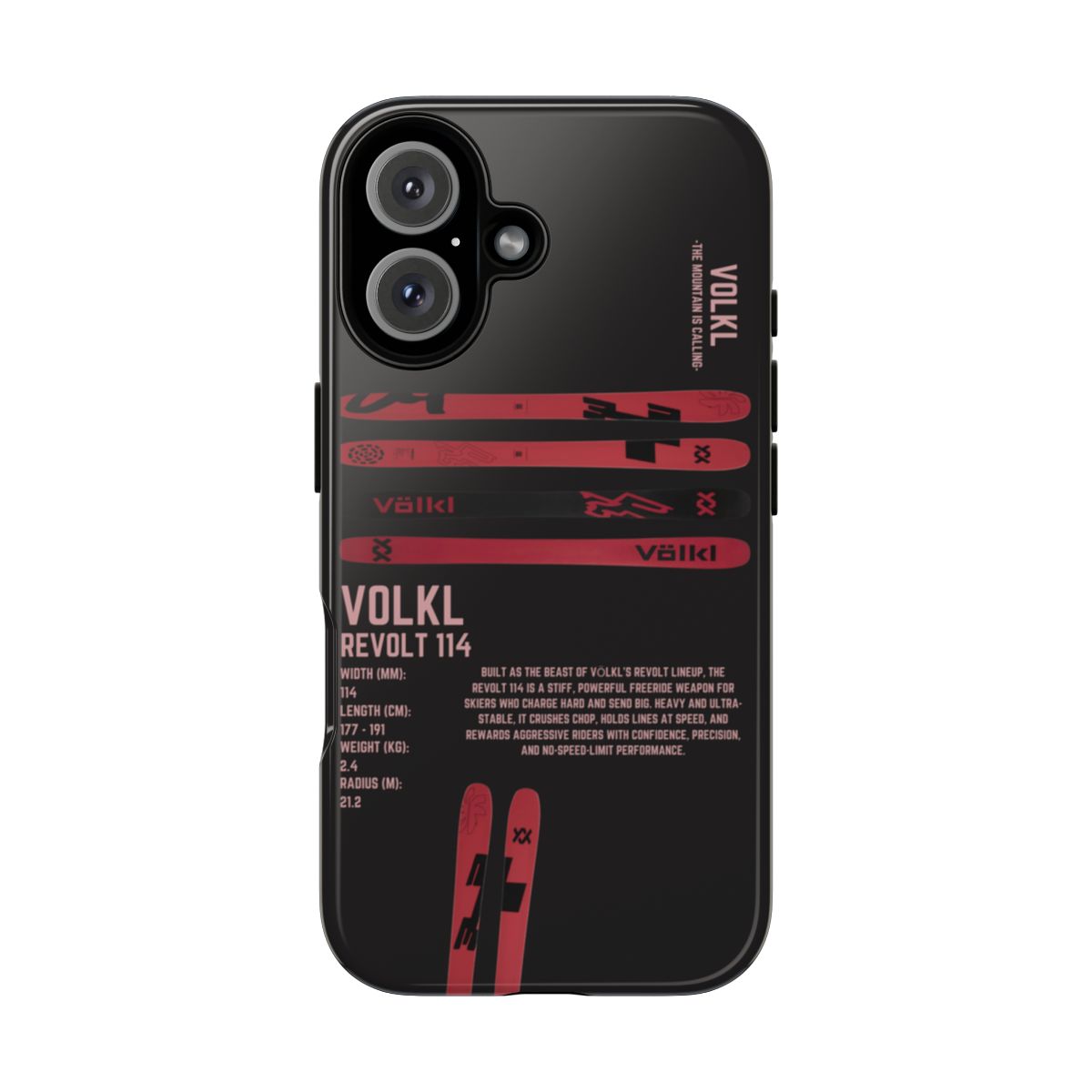 Volkl Revolt 114 Phone Case
