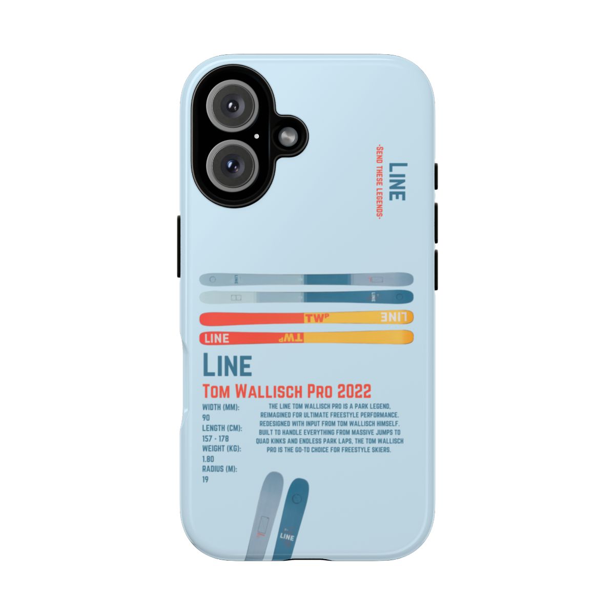 Line Tom Wallisch Pro Phone Case