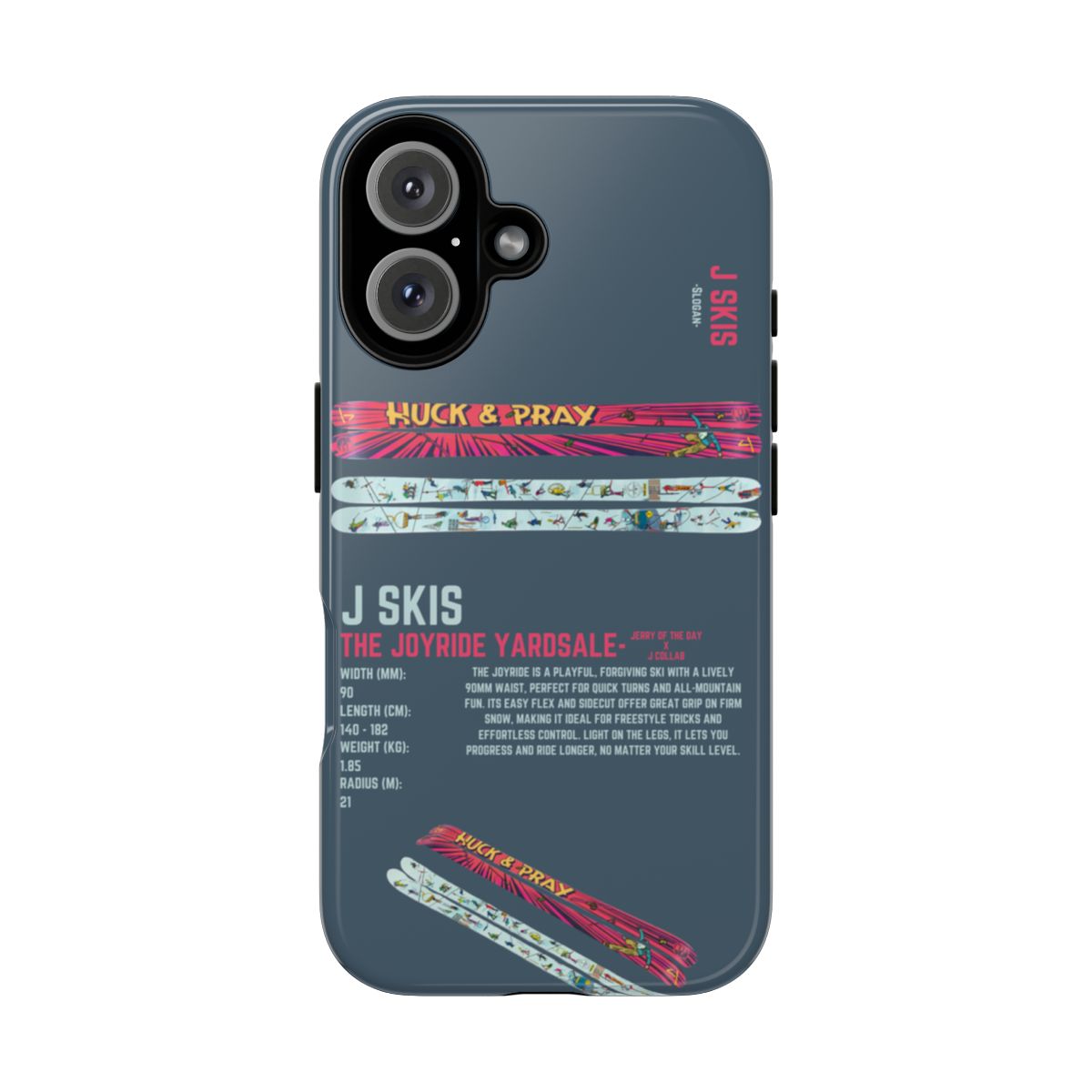 J Skis The Joyride Yardsale Phone Case