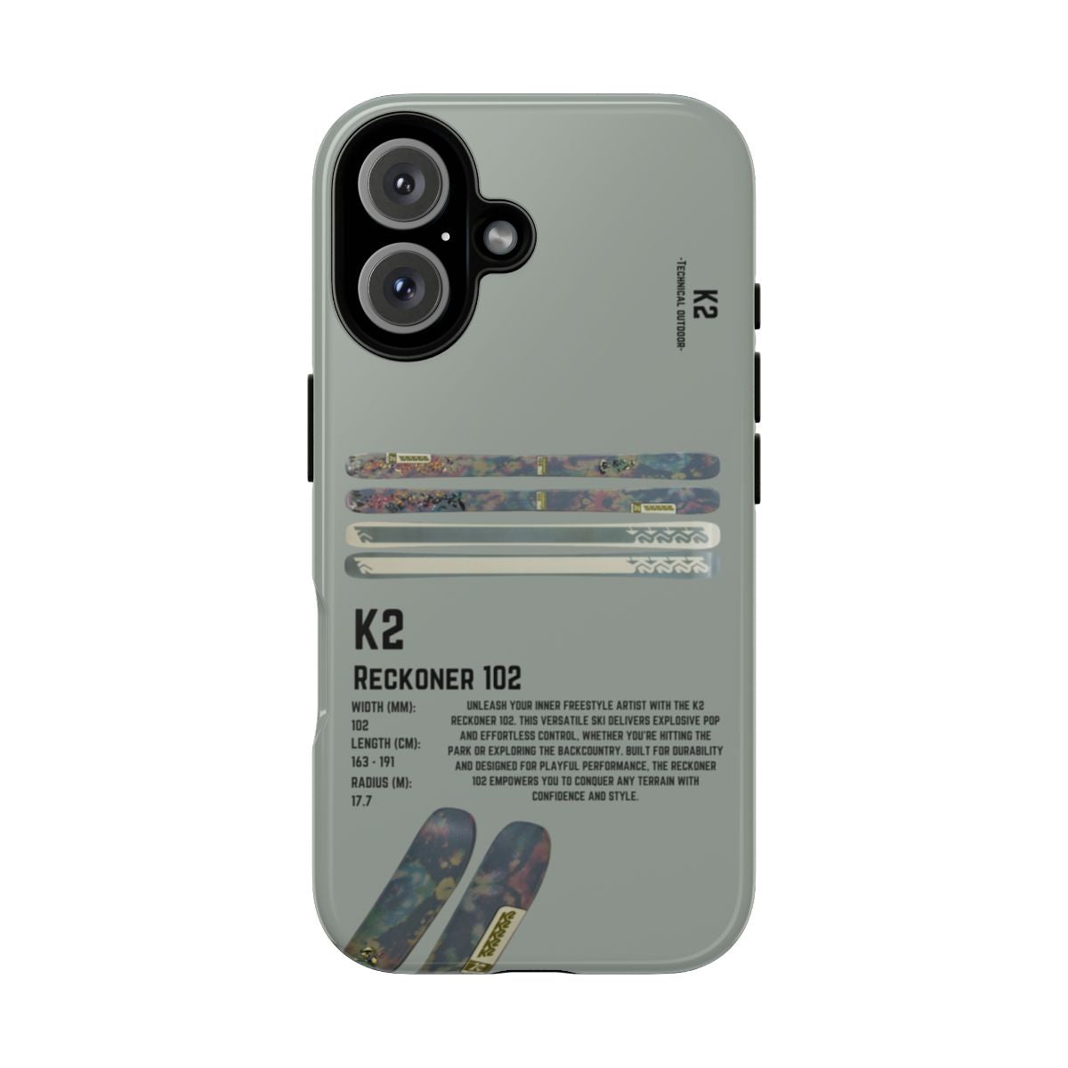 K2 Reckoner 102 Phone Case