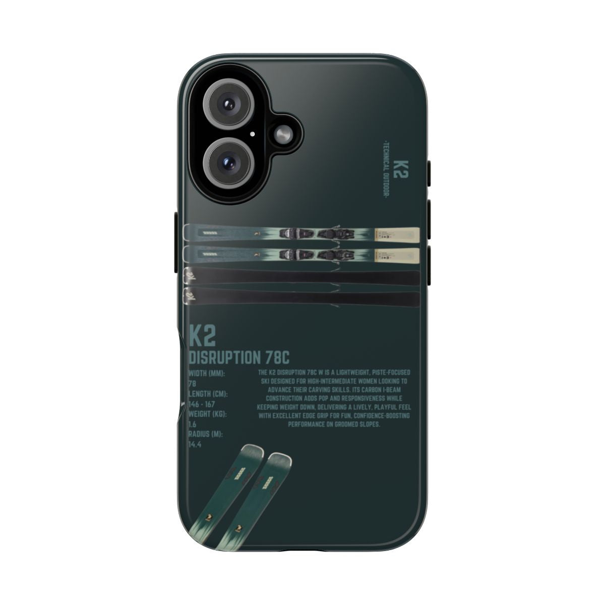 K2 Disruption 78C Phone Case