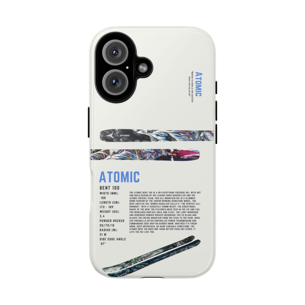 Atomic Bent 100 Phone Case
