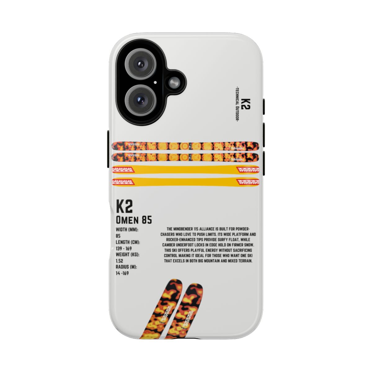 K2 Omen 85 Phone Case