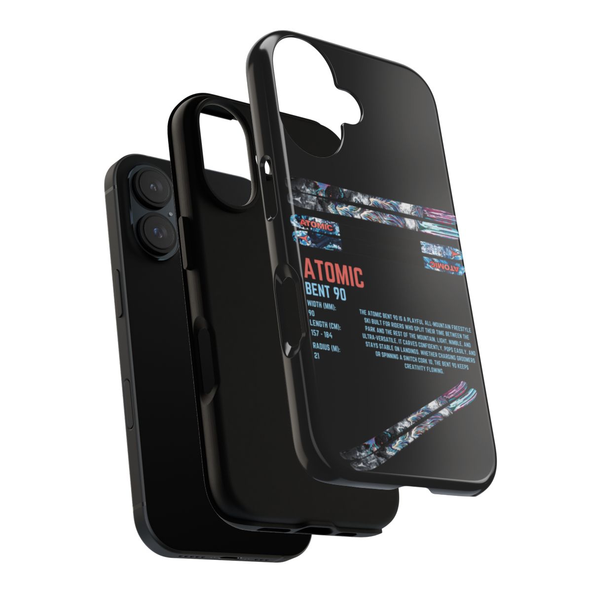 Atomic Bent 90 Phone Case