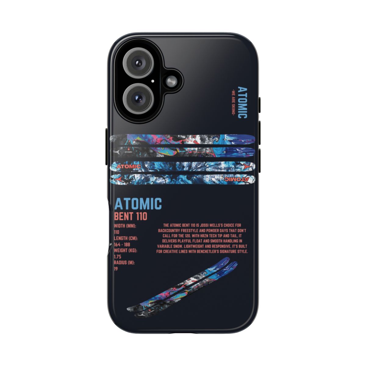 Atomic Bent 110 Phone Case