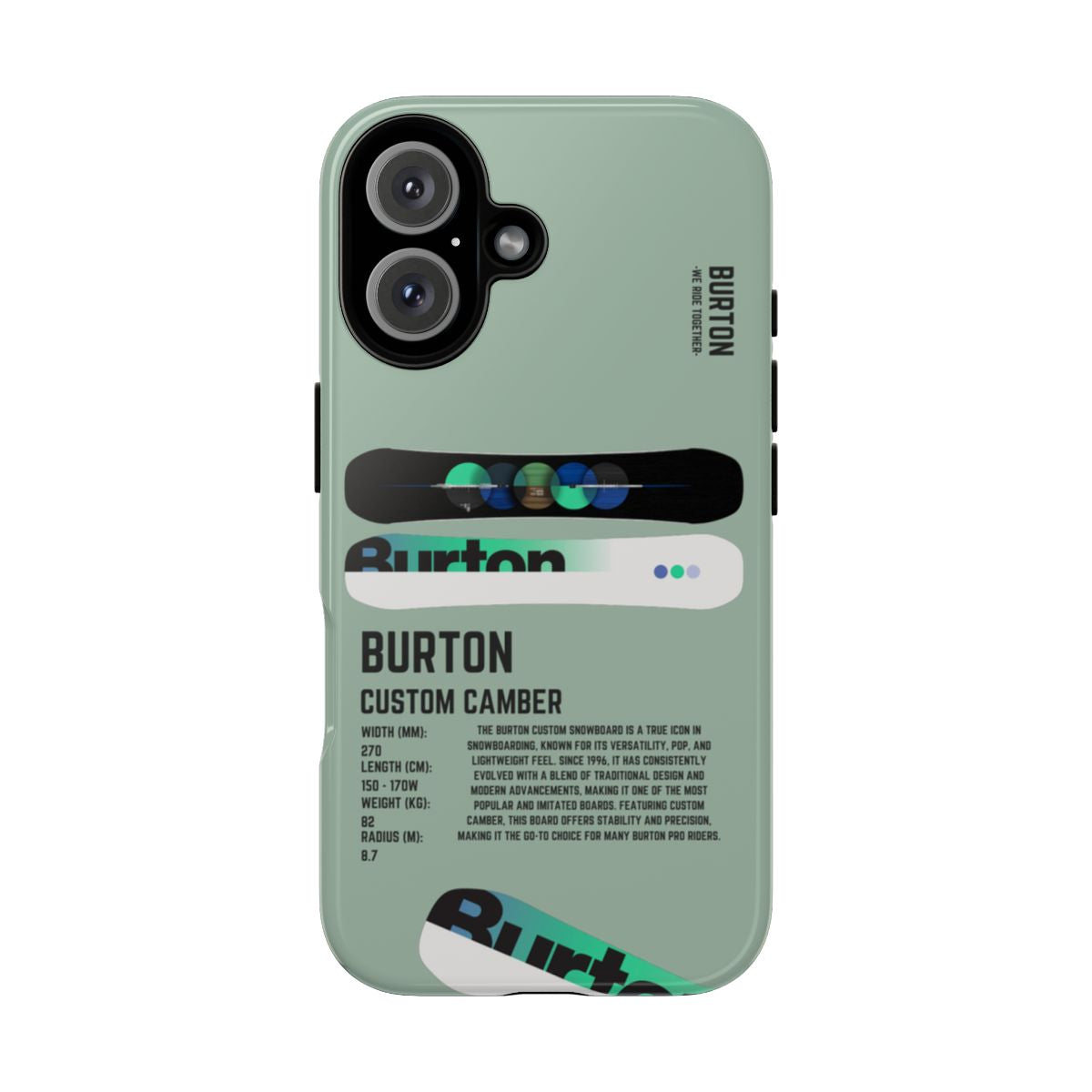 Burton Custom Camber Phone Case