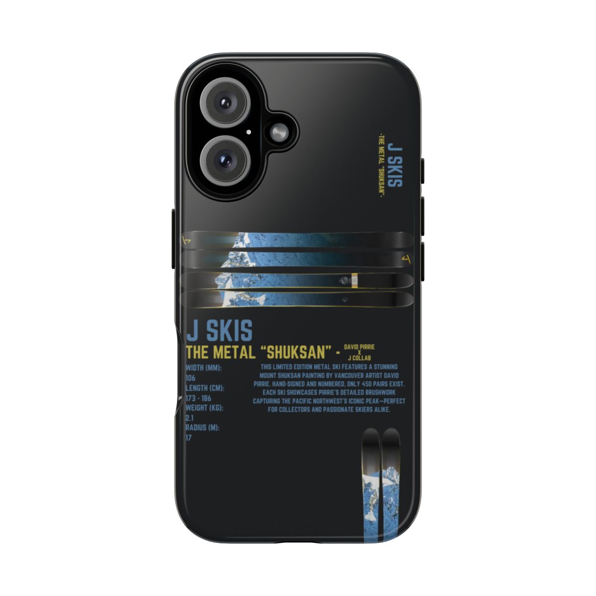 J Skis The Metal Shuksan Phone Case