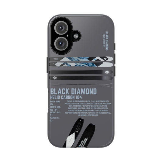 Black Diamond Helio Carbon 104 Phone Case