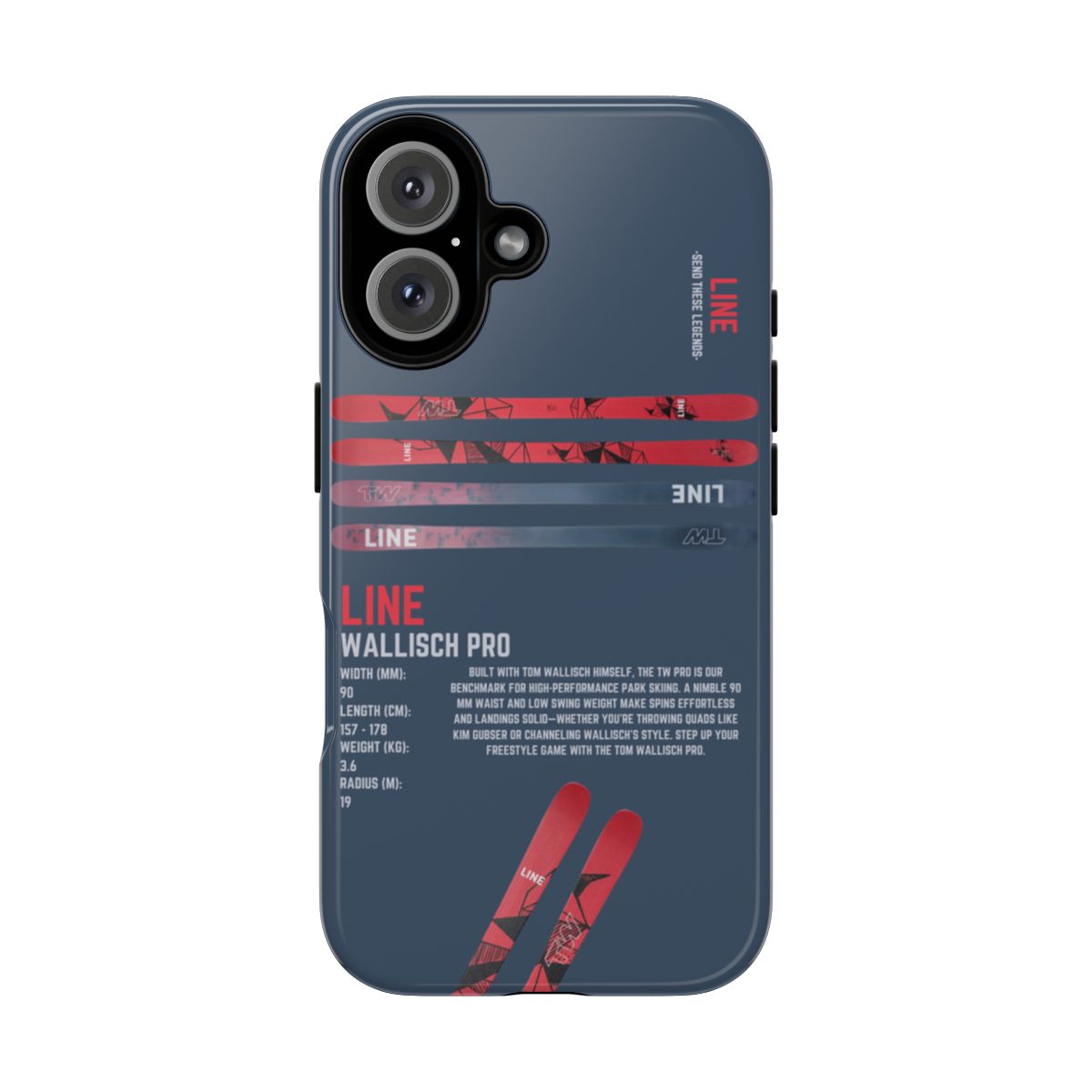 Line Wallisch Pro Phone Case