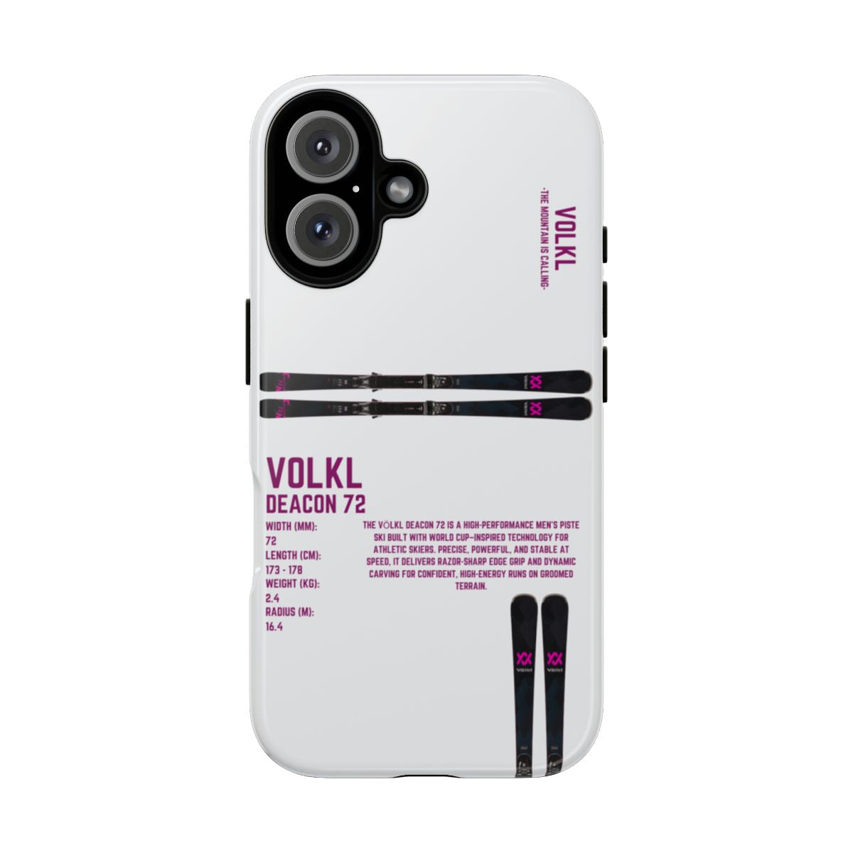 Volkl Deacon 72 Phone Case