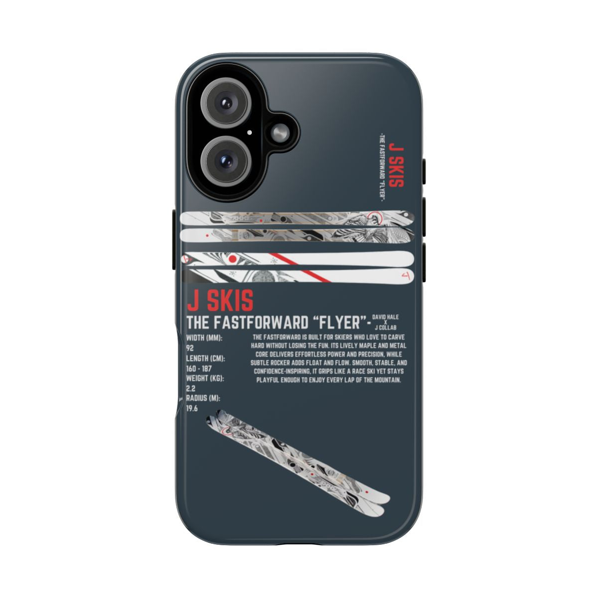 J Skis The Fastforward Flyer Phone Case